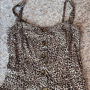 ✨Cheetah Print Hollister Romper✨